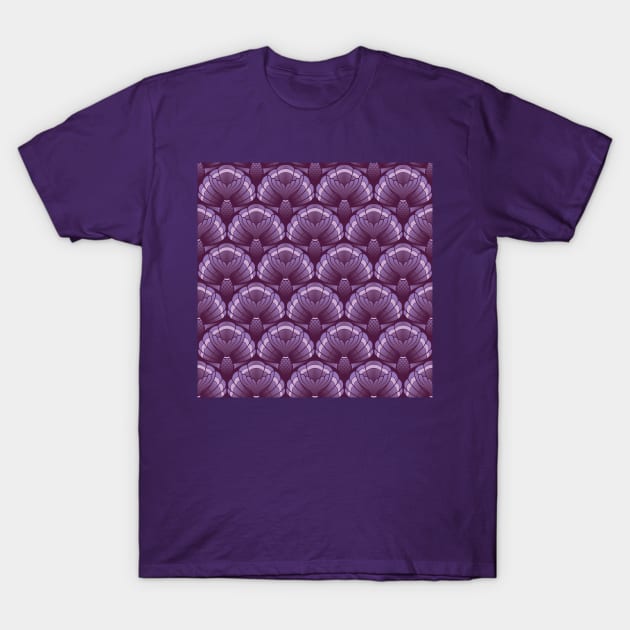 Purple Mermaid Tails T-Shirt by Carolina Díaz